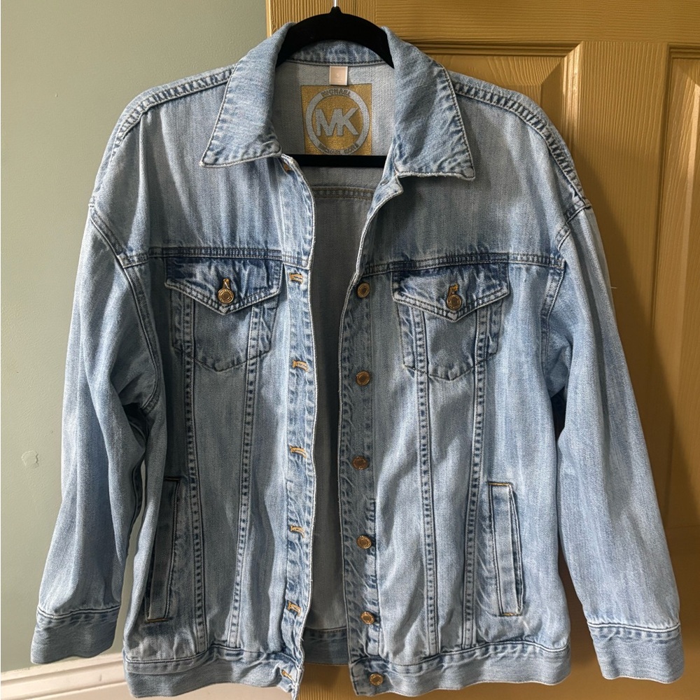 Michael Kors Light Wash Denim Jacket size Small